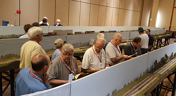 Logansport gets a bit busy at times during an operating session.